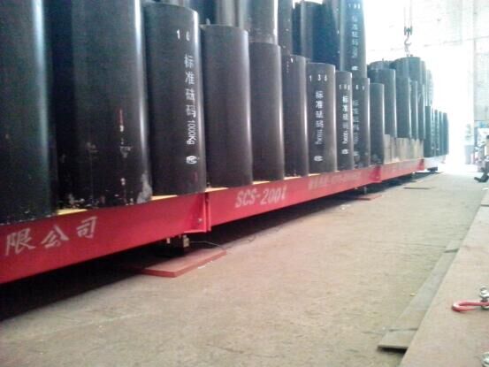 汽車衡檢測設備:標準砝碼200噸 汽車衡檢測設備:標準砝碼200噸